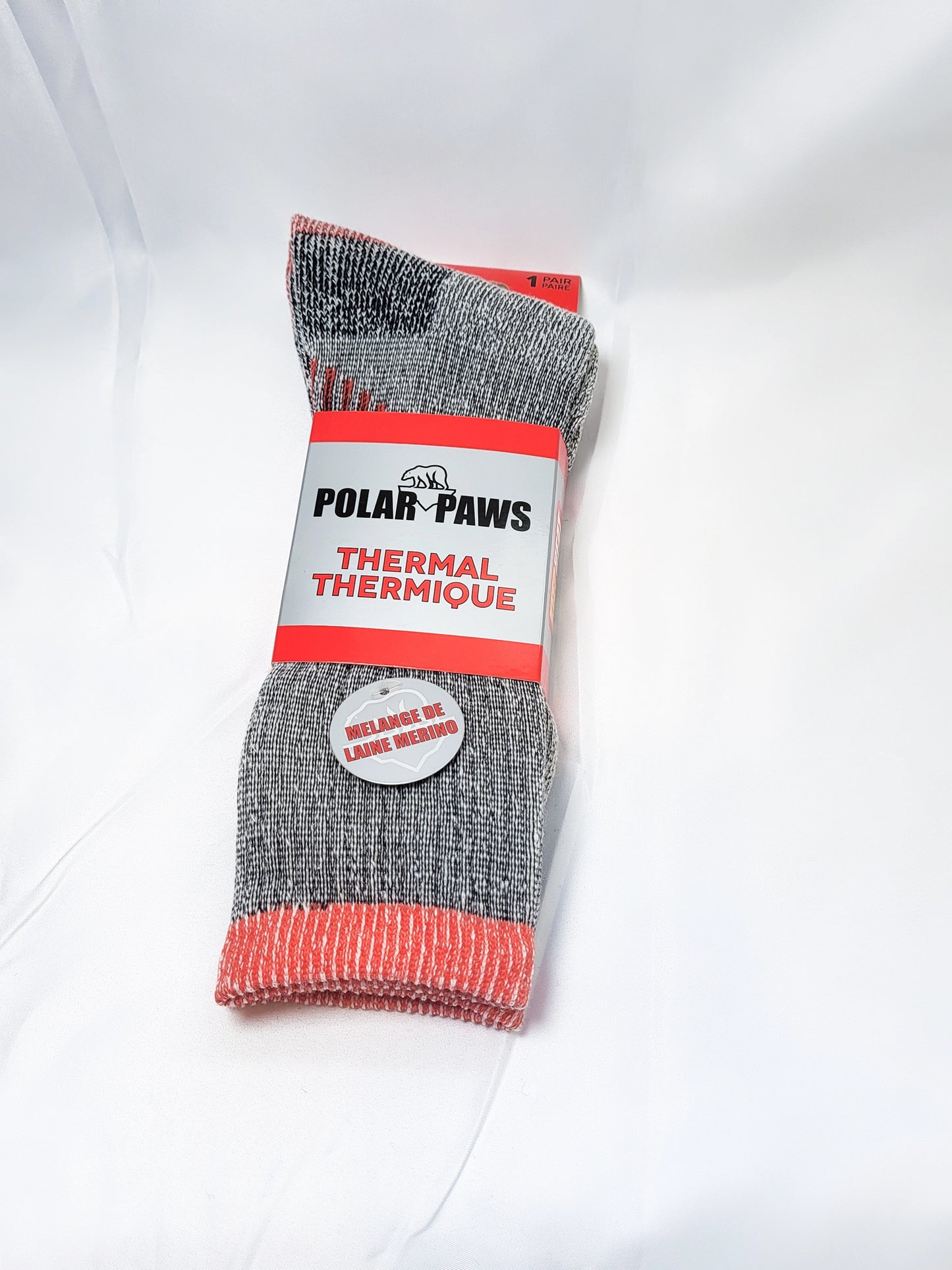 20% Merino Wool thermal sock, assorted colors