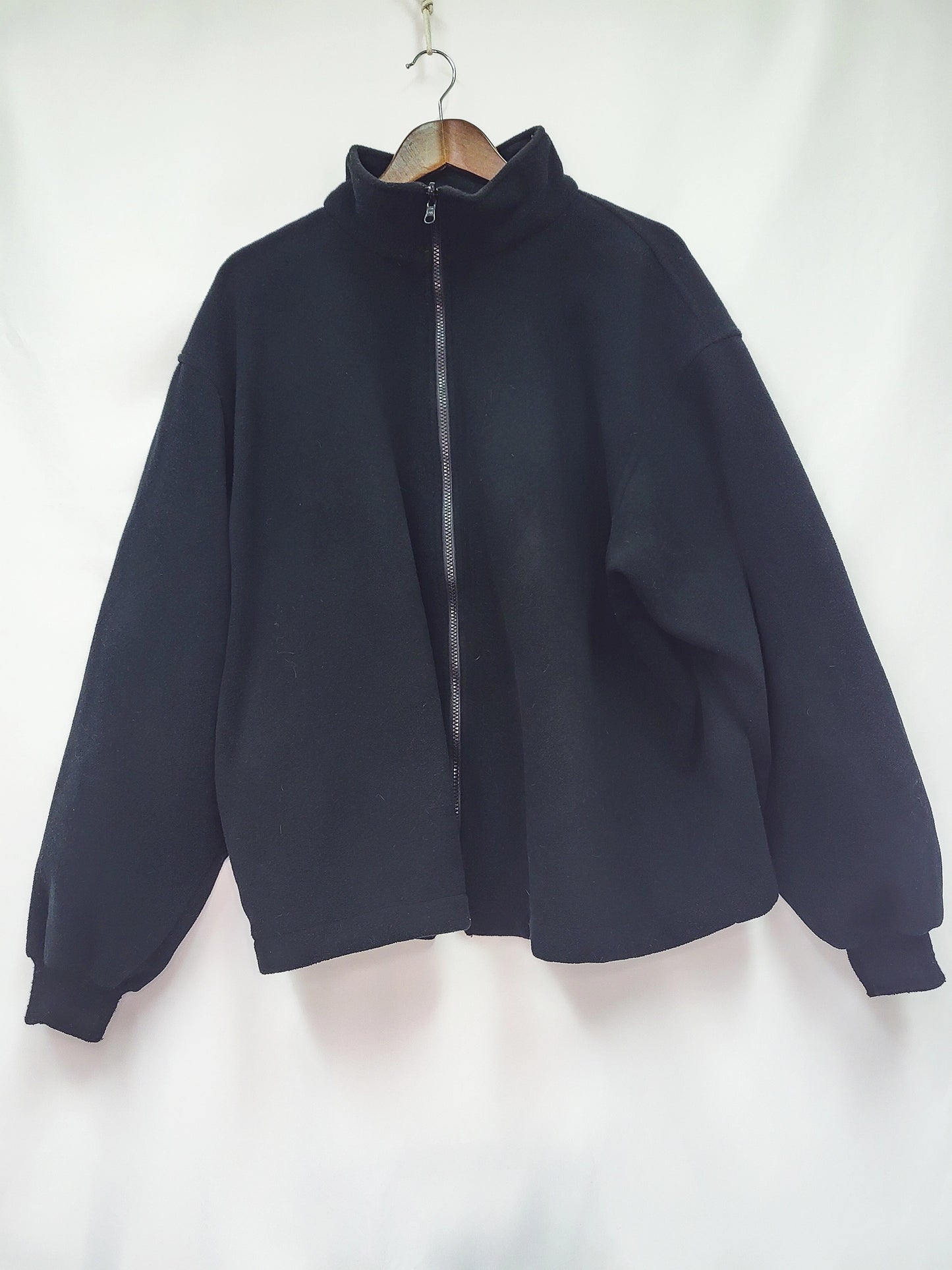 Fleece jacket, black