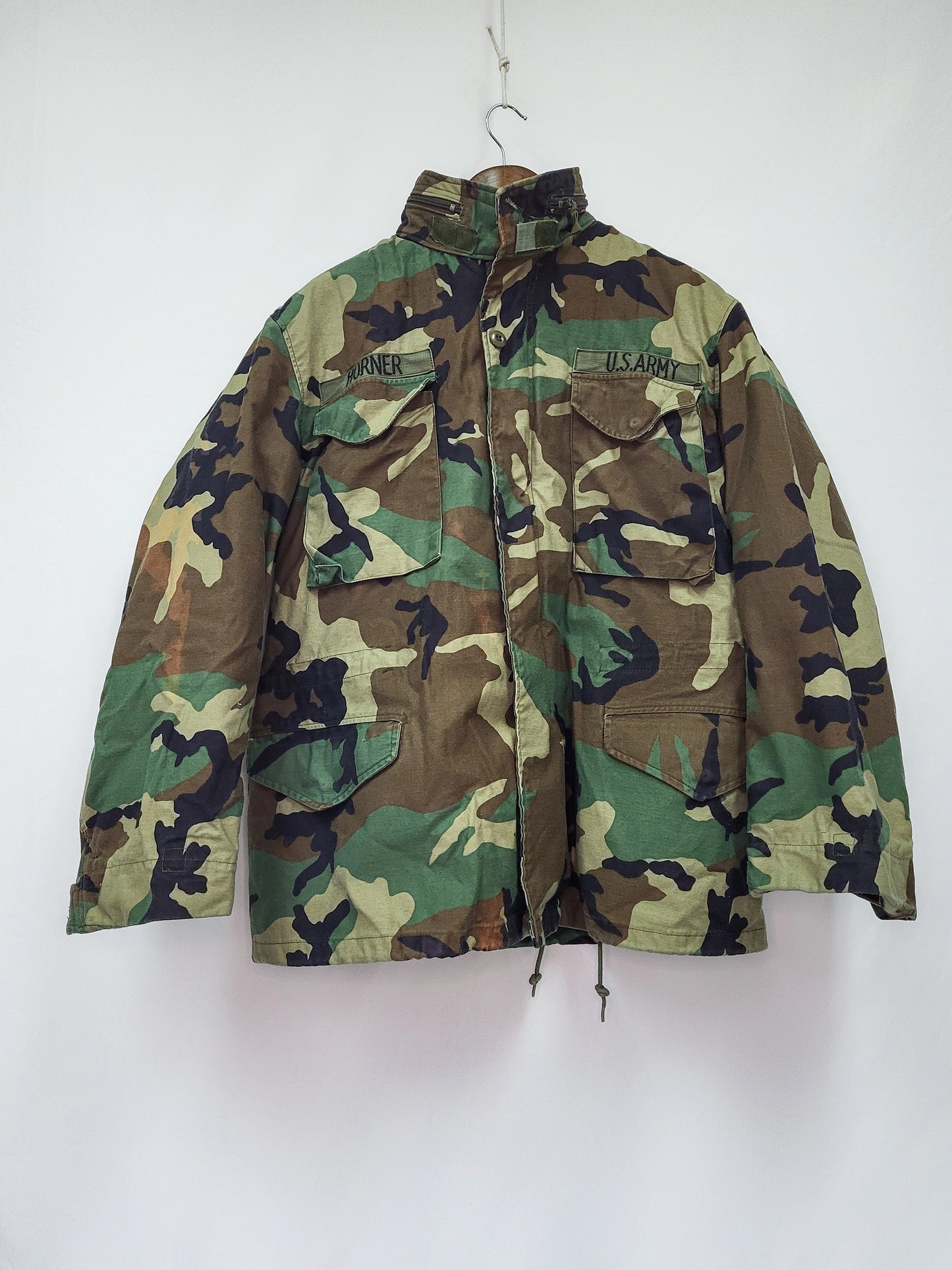 M81 Woodland M-65 combat jacket with liner