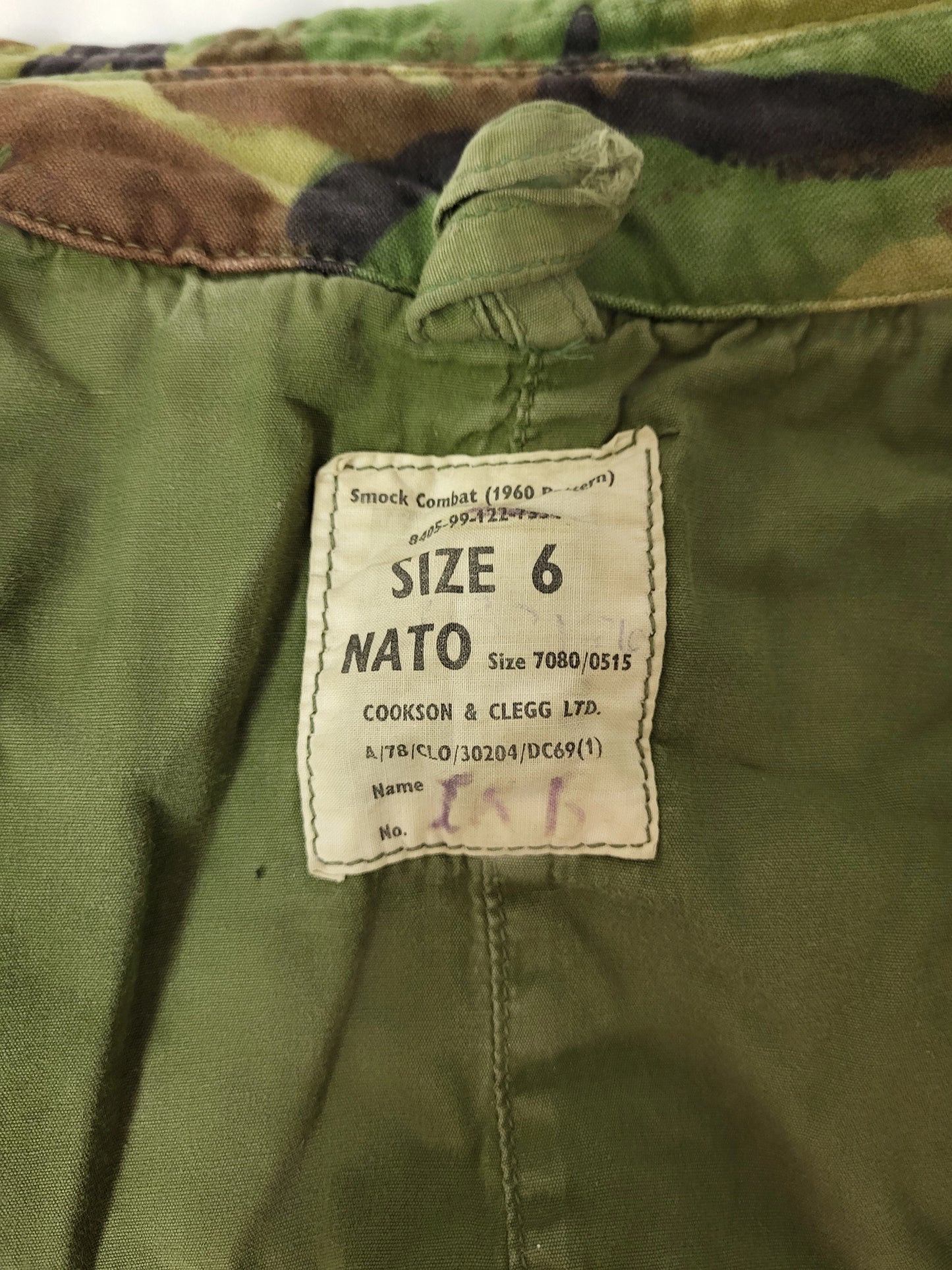 DPM Smock 1960s pattern size 6