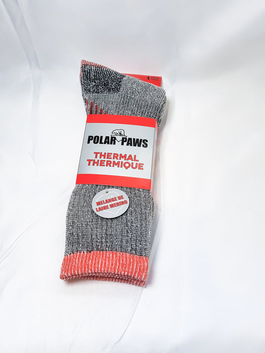 20% Merino Wool thermal sock, assorted colors