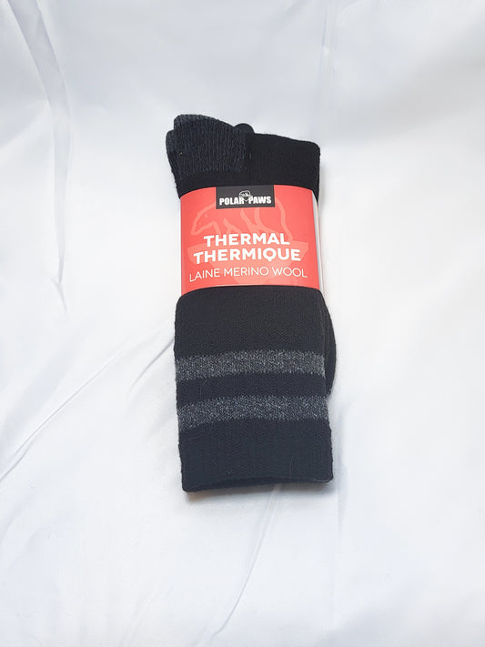 45% Merino Wool thermal sock assorted colors
