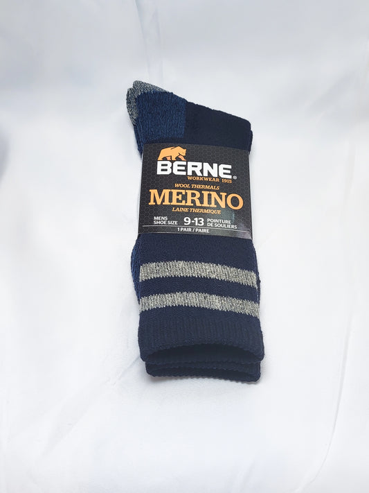 45% Merino Wool thermal sock, assorted colors
