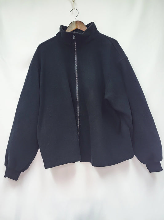 Fleece jacket, black