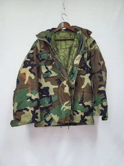 M81 Woodland M-65 combat jacket with liner